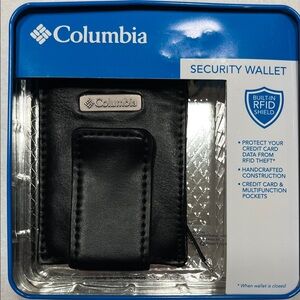 Men's Columbia Black RFID Security Wallet